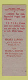 Matchbook Cover - Match Collectors Bronx NY Bridgeport CT pinup Christmas