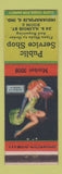 Matchbook Cover - Public Service Shop Pipes Indianapolis IN pinup