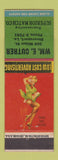Matchbook Cover - WE Cutrer Superior Match Shreveport LA pinup