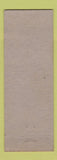 Matchbook Cover - Kum Back Tavern pinup