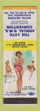 Matchbook Cover - RMS Convention Indianapolis IN pinup 1954