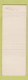 Matchbook Cover - Bill Bryers Insurance Lapeer MI