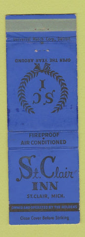 Matchbook Cover - ST Clair Inn MI WEAR