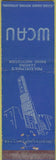 Matchbook Cover - WCAM Radio Philadelphia PA