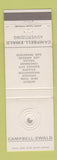 Matchbook Cover - Campbell Ewald Advertising Detroit New York City Chicago