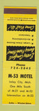 Matchbook Cover - M53 Motel Imlay City MI