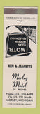 Matchbook Cover - Morley Motel Morley MI
