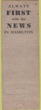 Matchbook Cover - CKOC Radio Hamilton ON CREASE