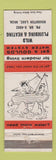 Matchbook Cover - Goulds Water System Wild Plumbing Heating Houghton Lake MI