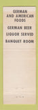 Matchbook Cover - Huck's Bavarian Village Redford MI