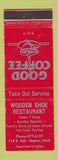 Matchbook Cover - Wooden Shoe Restaurant Mason MI RED