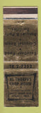 Matchbook Cover - Al Thorpe's Chop House Detroit MI WEAR