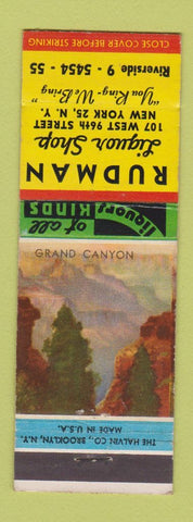 Matchbook Cover - Rudman Liquor Store New York City