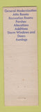 Matchbook Cover - Style Line Home Improvement Lincoln Park MI