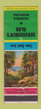 Matchbook Cover - Servicemen's Club Fairfield MT WEAR