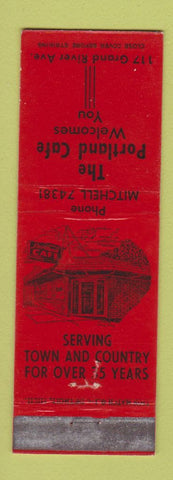 Matchbook Cover - Portland Cafe Detroit? MI WEAR