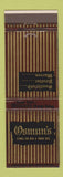 Matchbook Cover - Osmun's Men's Clothes Southfield Pontiac Warren MI