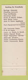 Matchbook Cover - First Security Bank Ionia Belding Saranac MI
