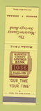 Matchbook Cover - Manistee County Savings Bank MI Onekama SAMPLE