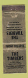 Matchbook Cover - Timbers Restaurant L'Anse MI WEAR
