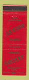 Matchbook Cover - Duba's Rocket Grand Rapids MI