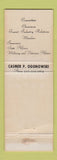 Matchbook Cover - Cass Ogonowski State Rep MI WEAR