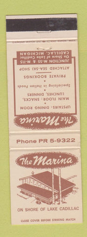 Matchbook Cover - The Marina Cadillac MI