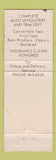 Matchbook Cover - Van Born Auto Supply Parts Dearborn Heights MI