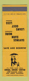 Matchbook Cover - Credit Union Center Ann Arbor MI
