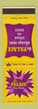 Matchbook Cover - The Palace Restaurant Livonia Detroit Plymouth MI