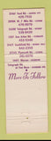 Matchbook Cover - The Palace Restaurant Livonia Detroit Plymouth MI