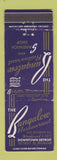 Matchbook Cover - Bungalow Restaurant Detroit MI