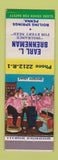 Matchbook Cover Earl Brenneman Insurance Boiling Springs PA Barber Shop Quartet
