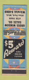 Matchbook Cover - Gross Window Sales Company Allen Park MI
