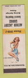 Matchbook Cover - Arthur Jacoby Garage Boiling Springs PA pinup Good Connection