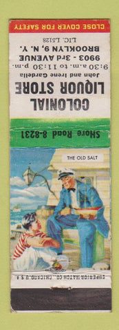 Matchbook Cover - Colonial Liquor Store Brooklyn NY WEAR