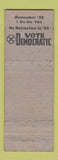 Matchbook Cover - John Dent Senator Election Jeanette PA WEAR