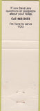 Matchbook Cover - herbert Pfeifer County Treasurer Columbus OH