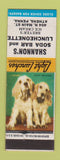 Matchbook Cover - Shannon's Soda Bar Lunch Athens PA Heart Breakers