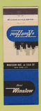 Matchbook Cover - Hotel Winslow New York City Knott