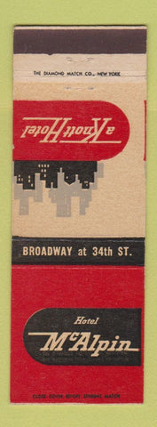 Matchbook Cover - Hotel McAlpin New York City Knott