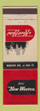 Matchbook Cover - Hotel New Weston New York City Knott