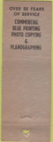 Matchbook Cover - US Blue Print Co Chicago IL WEAR