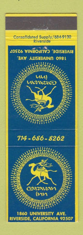 Matchbook Cover - Caravan Inn Riverside CA