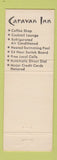 Matchbook Cover - Caravan Inn Riverside CA