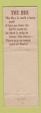 Matchbook Cover - Bee's Tavern St Louis MO hillbilly Surprise WEAR