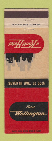 Matchbook Cover - Hotel Wellington New York City Knott