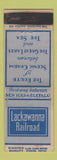 Matchbook Cover - Lackawanna Railroad DQ WEAR