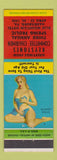 Matchbook Cover - Keystone Match Club Frolic Harrisburg PA 1955 pinup