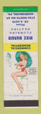 Matchbook Cover - Mike Margio Plumbing Heating Harrisburg PA pinup